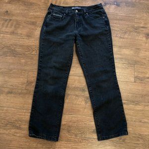 Vintage 505 Levi Straight Leg Mom Jeans Denim Pants Women’s Black Size 12